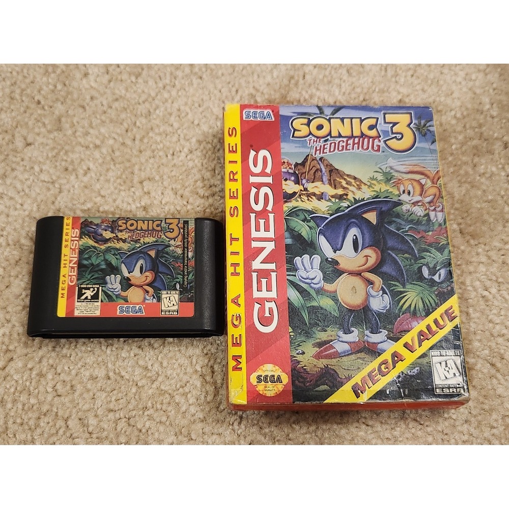 Sonic the Hedgehog 3 (Sega Genesis, 1994) NO MANUAL